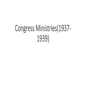 Congress Ministries(1937-1939).pptx Ideology of Pakistan