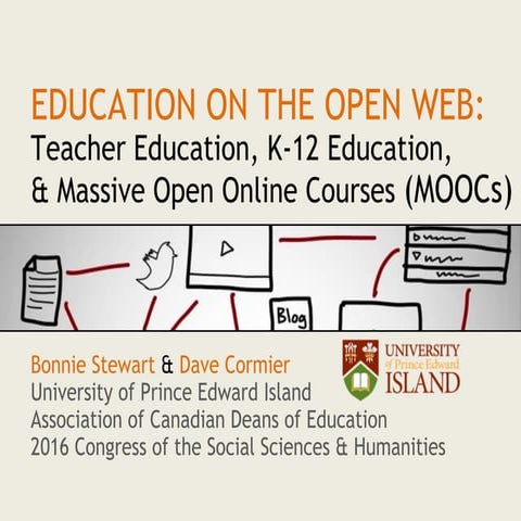Teacher Education, K-12 Education and the Massive Open Online Course 
