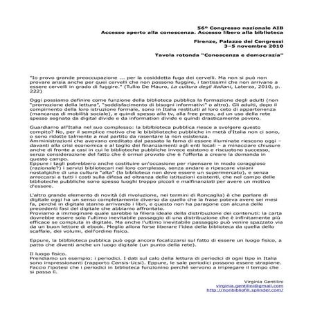 Congresso aib firenze 2010