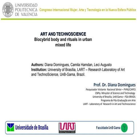 Congresso internacional mulher, arte e tecnologia na esfera pública