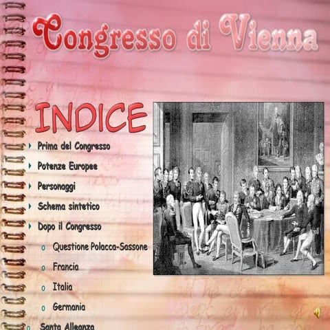 Restaurazione e Congresso Vienna