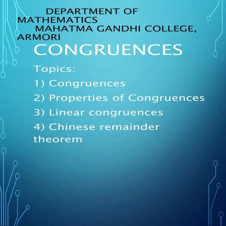CONGRUENCES.pptx