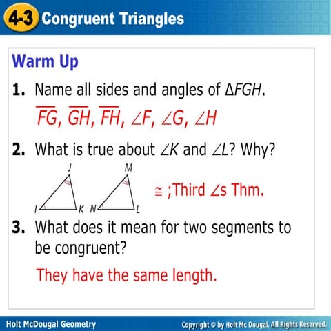 Congruent figures