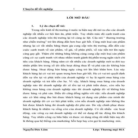 Một số giải pháp nhằm hoàn thiện công tác marketing mix tại công ty máy in photocopy