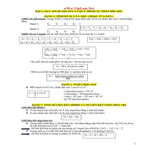 Cong thuc sinh hoc 12 day du nhat