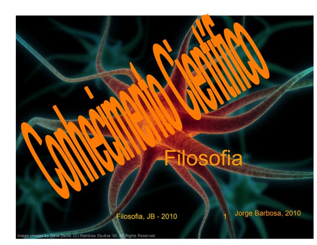 Conhecimento Científico - Popper