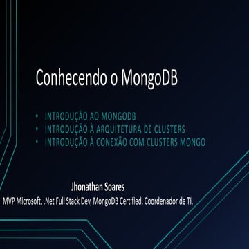 Conhecendo o mongodb e clusterização de dados - ReplicaSet