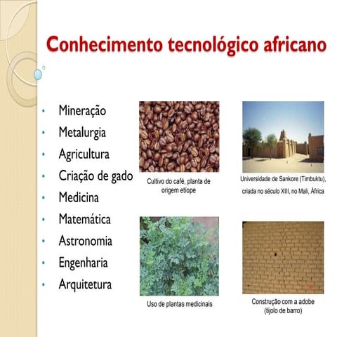 Conhecimento tecnológico africano