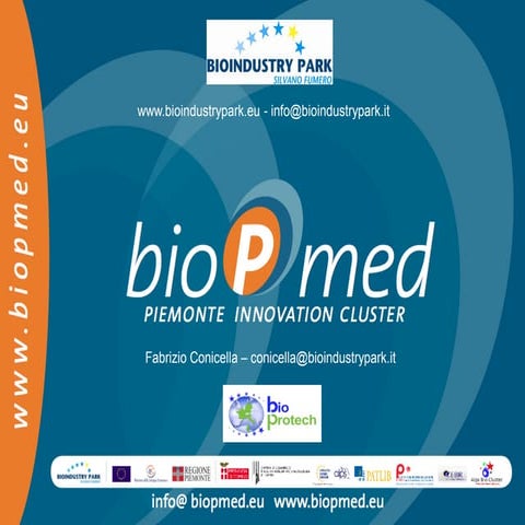 Bioindustry Park Silvano Fumero and bioPmed