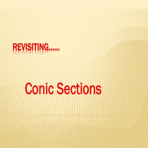 Conic sections