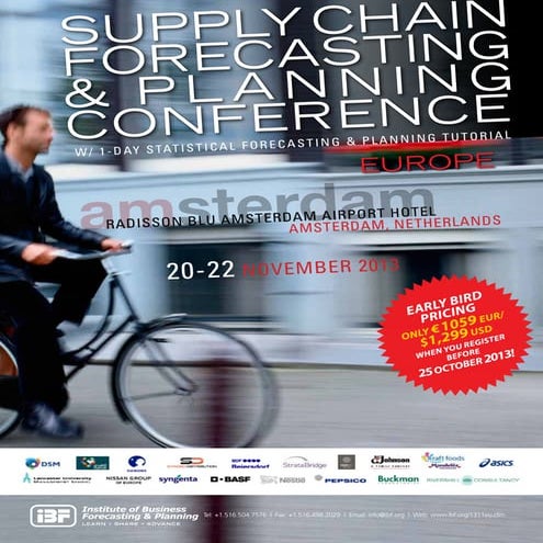 IBF conference, 20-22 Amsterdam Nov/2013