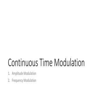 Conitunous Time Modulation.pdf
