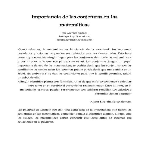Conjeturas | PPTX