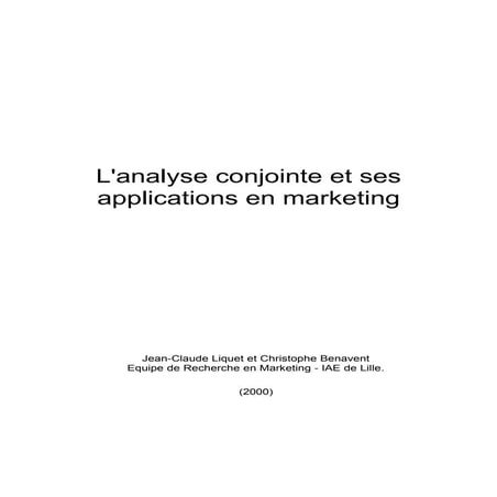 Conjoint liquet benavent