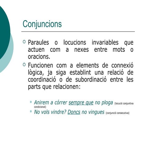 Conjuncions