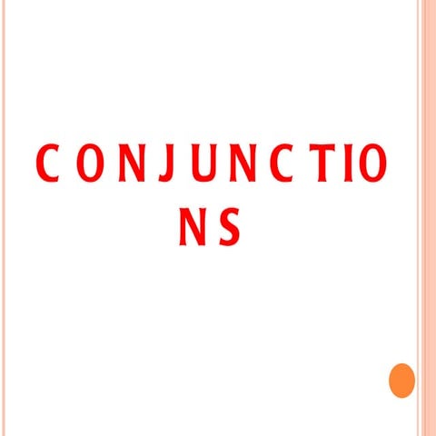 Conjunctions