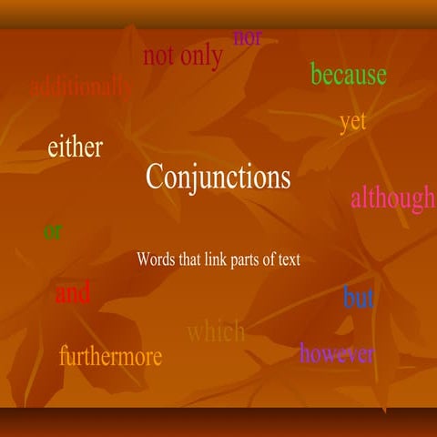 Conjunctions