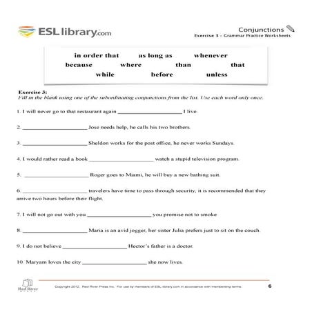 Conjunctions | PDF