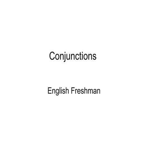 Conjunctions and interjections Day 3.ppt