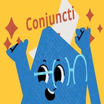 Conjunctions English Presentation in Fun Yellow, Rust, and Blue ...
