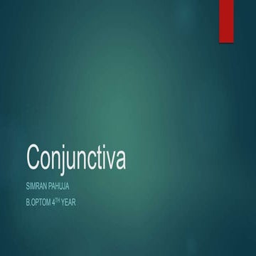 Conjunctiva and its Disorders