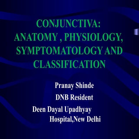Conjunctiva anatomy and physiology