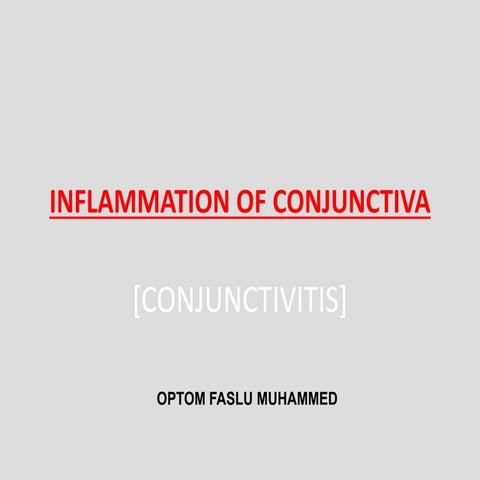 Conjunctivitis