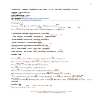 Conjunções - Essa aula é boa (Essa ...