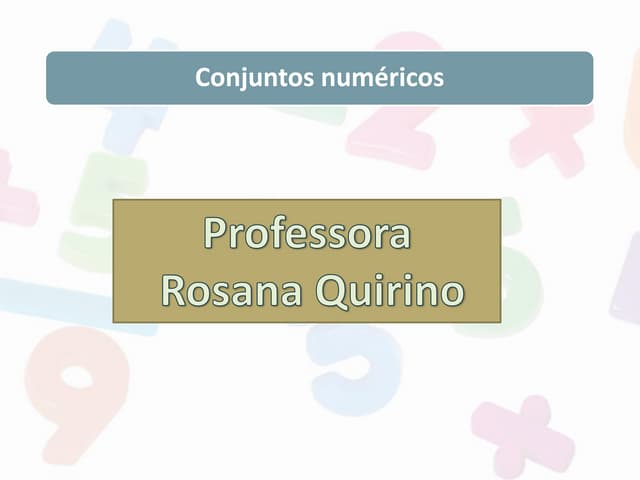 Conjunto numerico