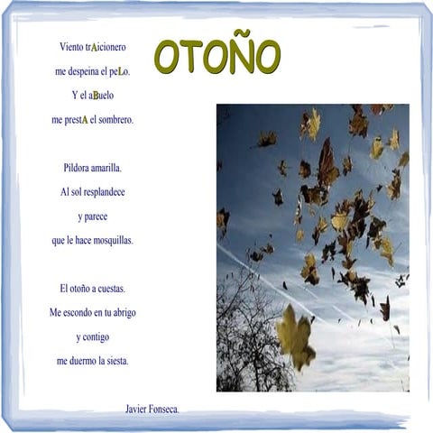 Conjunto de poesias.