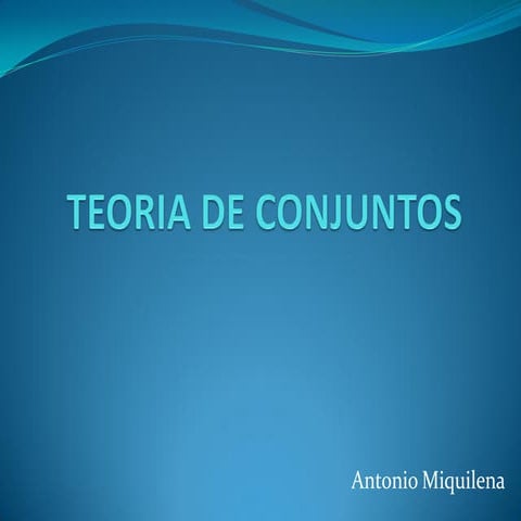 Operaciones con Conjuntos.