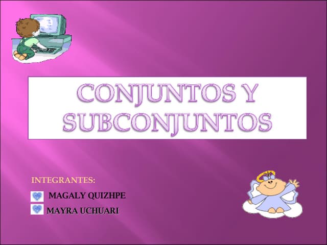 EJEMPLOS DE CONJUNTOS