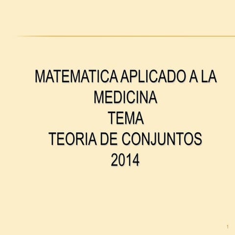 TEORÍA DE CONJUNTOS