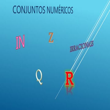Conjuntos numéricos