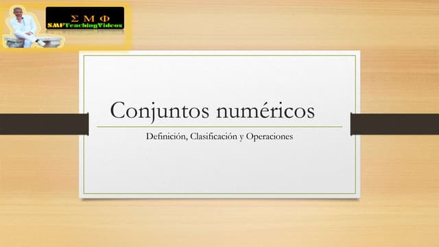 Conjuntos numéricos