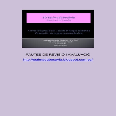 Conjunt pautes revisió