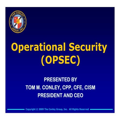 OPSEC for Families | PPT