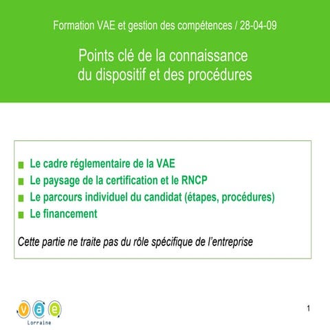 Guide VAE | PDF