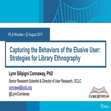 Capturing the Behaviors of the Elusive User: Strategies for Library Ethnography