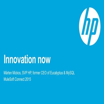 Innovation In The Era of Cloud Applications and Services