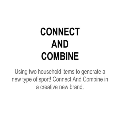 Connect And Combine! | PDF