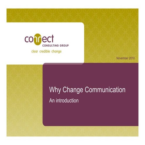 Connect Change Comm 2010