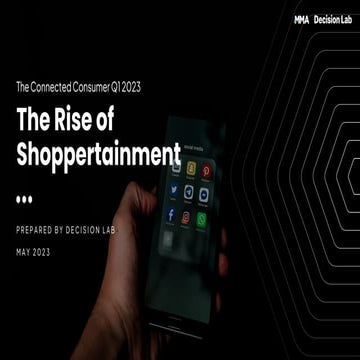 Báo cáo Connected Consumer Q1 năm 2023