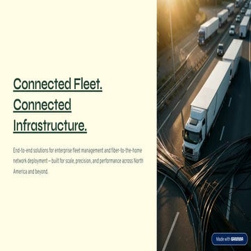 Connected Fleet. Connected Infrastructure. | PDF