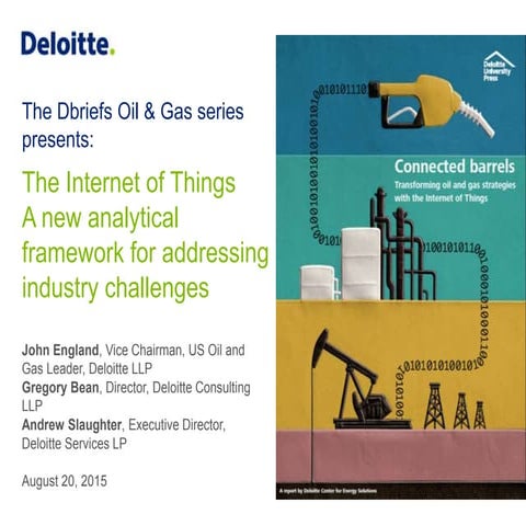 Connected barrels_IoT in Oil and Gas_deloitte