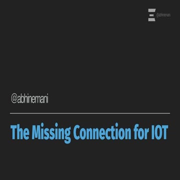 What's Missing from Smart Cities