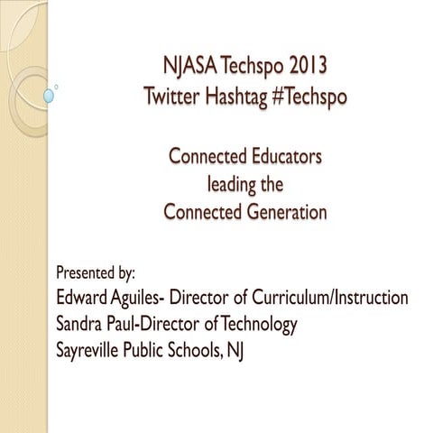 Connected educator leading a connected generation