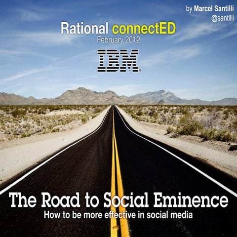Social Eminence: How to be more effective in social media