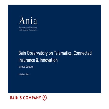 Connected Insurance Observatory | PDF
