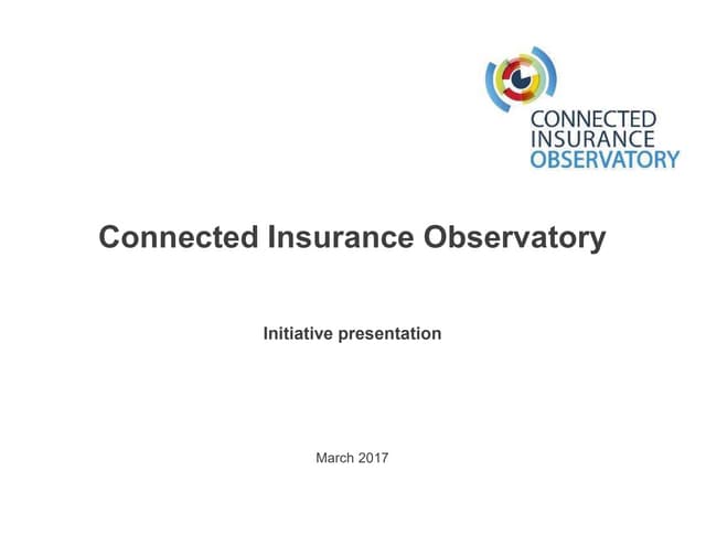 Connected Insurance  Observatory
